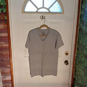 Hanes Gray Short Sleeve Tee RL33